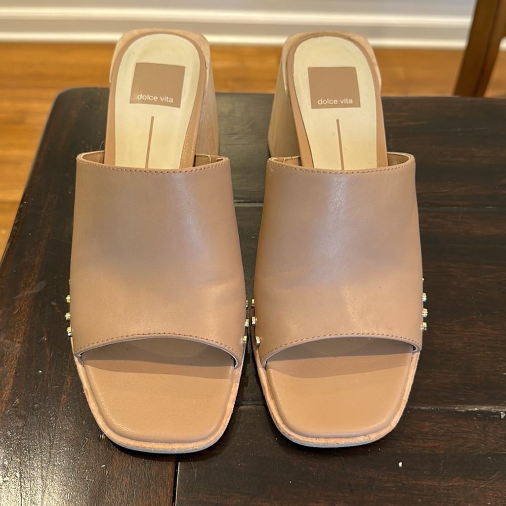Dolce Vita chunky heel slide sandal